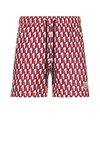 Moncler Swim Short In Red
