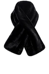 NOUR HAMMOUR VIENNA SHEARLING SCARF