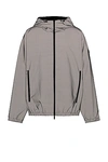 Moncler Sautron Jacket In Dark Grey