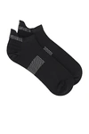 On Ultralight Performance Running No-show Sock In Black & White
