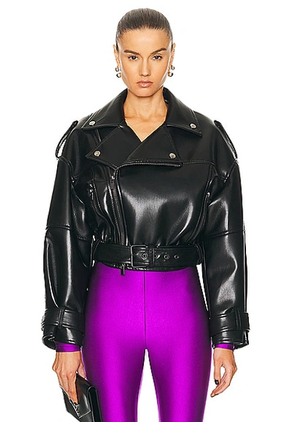 The Andamane Nova Cropped Jacket In Black