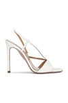 Aquazzura Woman Sandals White Size 10 Leather In White