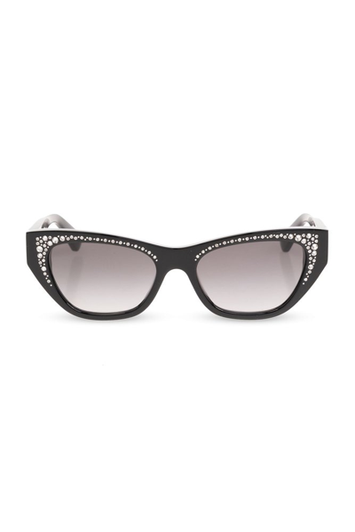 Alexander Mcqueen Eyewear Cat In Black