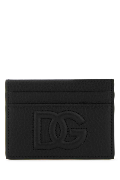 Dolce & Gabbana Document Holder In Black