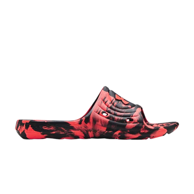 Pre-owned Under Armour Locker Slides 'black Beta Camo'