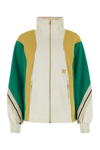 Palm Angels Monogram Colorblock Track Jacket In Multicoloured
