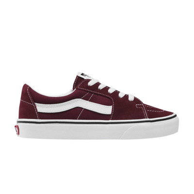 Pre-owned Vans Sk8-low 'port Royale' In Red