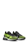 Nike Women's Air Max Flyknit Racer Shoes In Volt/ White/ Sequoia/ Black