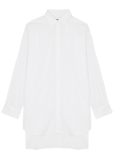 Rag & Bone Fia Oversized Cotton Shirt In White