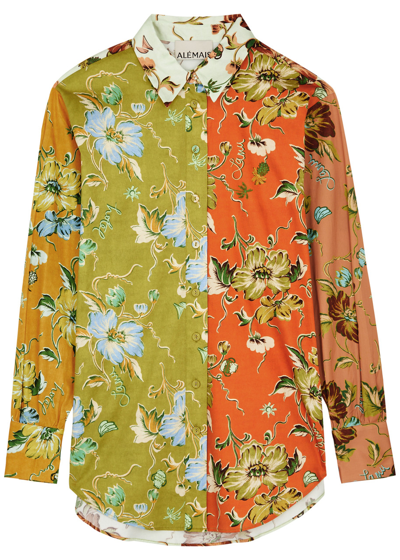 Alemais Hotel Lamu Printed Stretch-cotton Shirt In Multicoloured