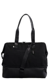 Beis The Mini Convertible Weekend Travel Bag In 黑色