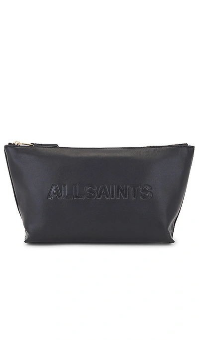 Allsaints Emile Toiletry Pouch In 黑色