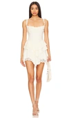 Majorelle Ann Mini Dress In 象牙白