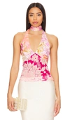 Majorelle Riviera Top In Medallion Multi