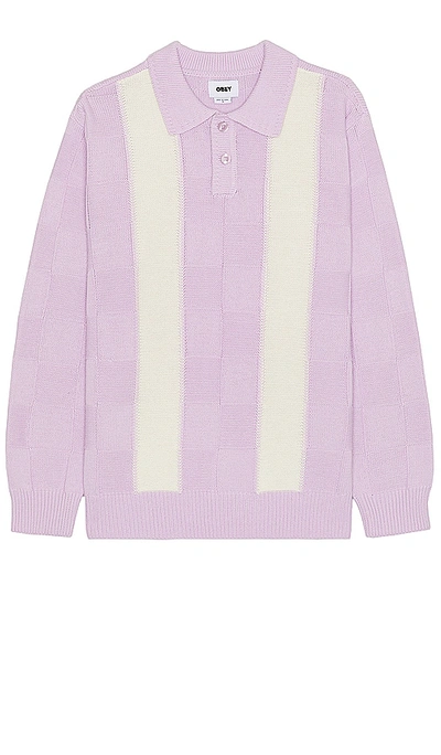 OBEY ALBERT POLO SWEATER