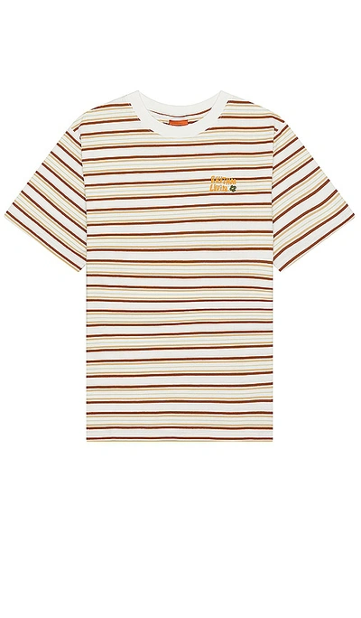 Rhythm Vintage Stripe T-shirt In 素色