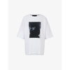 Hugo Boss Elegend Cotton Tee In Natural