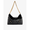 Givenchy Medium Voyou Chain Bag In Leather In Black