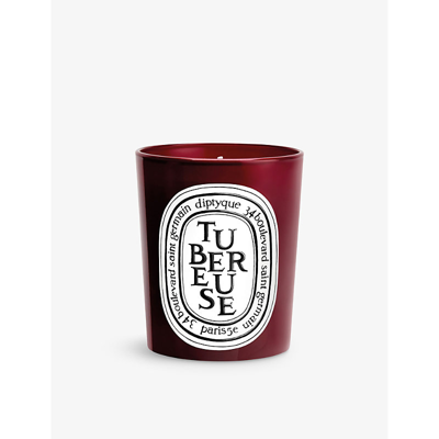 Diptyque Tubereuse Limited-edition Scented Wax Candle In Red