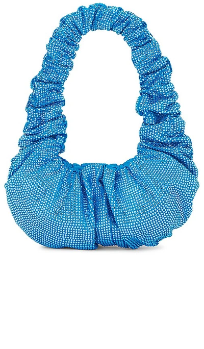 Giuseppe Di Morabito Rhinestone Shoulder Bag In Blue