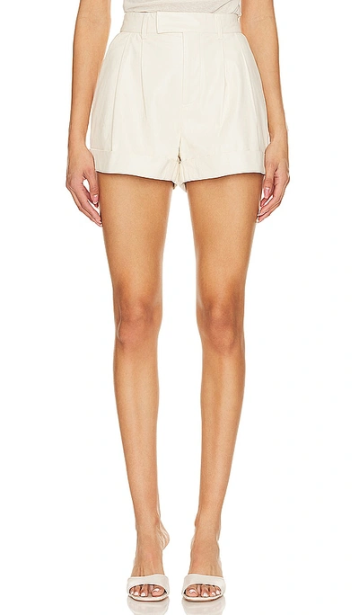 Paige Bistro Short In Ecru