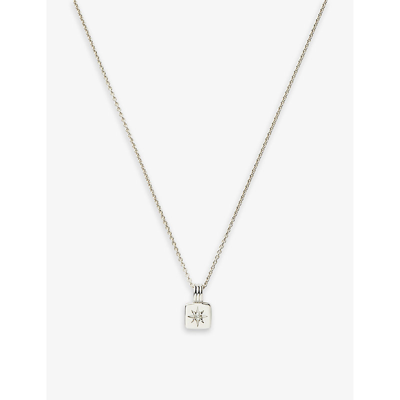 Missoma Womens Silver Mini Star-pendant Rhodium Plated Sterling-silver Necklace