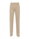 Dondup Logo Logo Denim Trousers In Brown