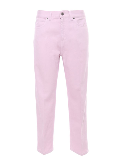 Dondup High-waisted Pink Jeans