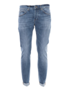 Dondup "mius" Jeans In Stretch Denim In Blue