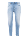 Dondup Washed Light Blue Jeans In Blue