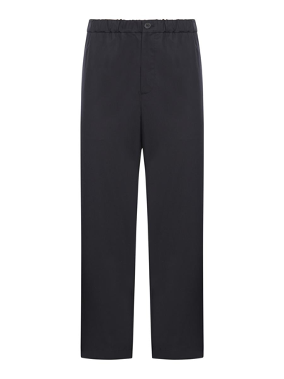 Jil Sander Cropped Pants In Blue