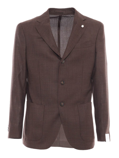 Luigi Bianchi Jacket In Brown