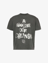 HONOR THE GIFT HONOR THE GIFT MEN'S BLACK FORCE FOR CHANGE GRAPHIC-PRINT COTTON-JERSEY T-SHIRT
