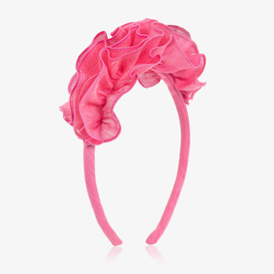 Balloon Chic Kids' Girls Pink Ruffle Headband