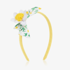 TUTTO PICCOLO GIRLS YELLOW DAISY FLOWER HAIRBAND