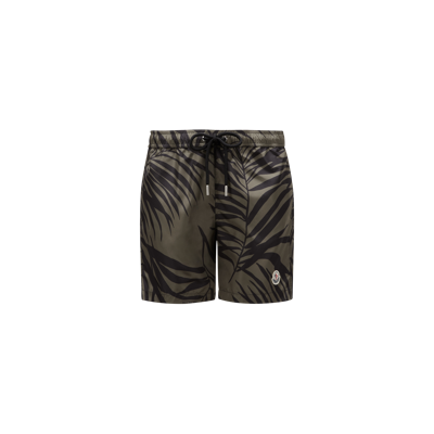 Moncler Collection Printed Swim Shorts Multicolor In Multicolour