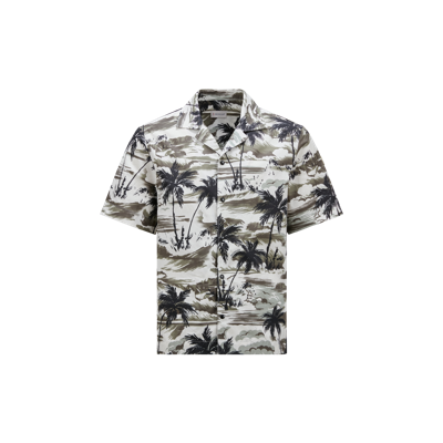 Moncler Collection Printed Shirt Multicolor In Multicolour
