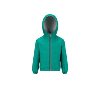 Moncler Kids' New Urville Rain Jacket Green