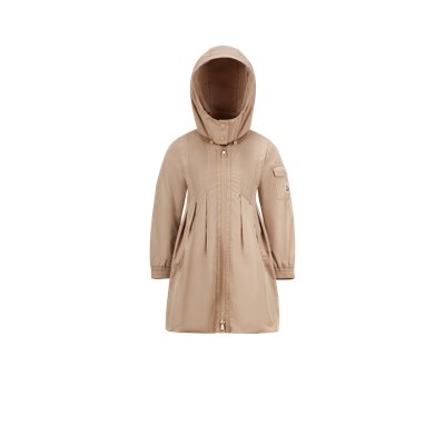 Moncler Kids' Arild Hooded Parka Beige