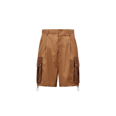 Moncler Collection Cargo Shorts Brown
