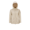 Moncler Leandro Short Parka In Neutral