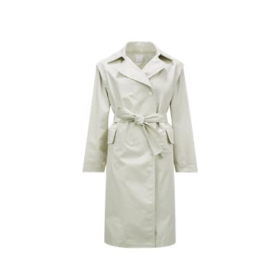 Moncler Collection Trench-coat Elyme In Green