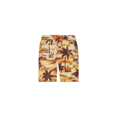 Moncler Collection Printed Swim Shorts Multicolor In Multicolore