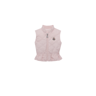 Moncler Kids' Doudoune Sans Manches Ambertine In Pink