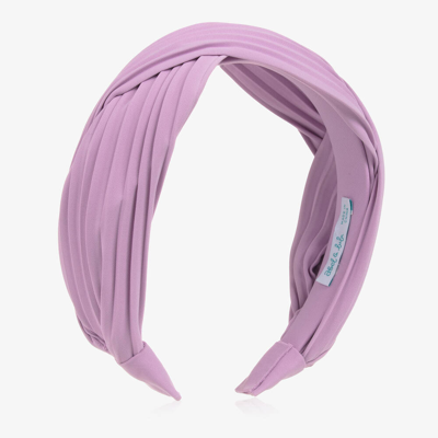 Abel & Lula Kids' Girls Purple Pleated Hairband