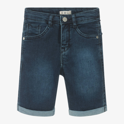Everything Must Change Kids' Boys Blue Jersey Denim Shorts