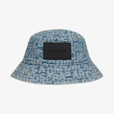 Marc Jacobs Kids'  Blue Denim Bucket Hat