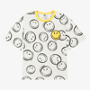 MARC JACOBS MARC JACOBS TEEN IVORY SMILEY FACE T-SHIRT