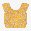 MAYORAL GIRLS YELLOW FLORAL BLOUSE
