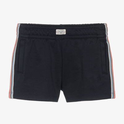 Tommy Hilfiger Kids' Girls Navy Blue Striped Shorts